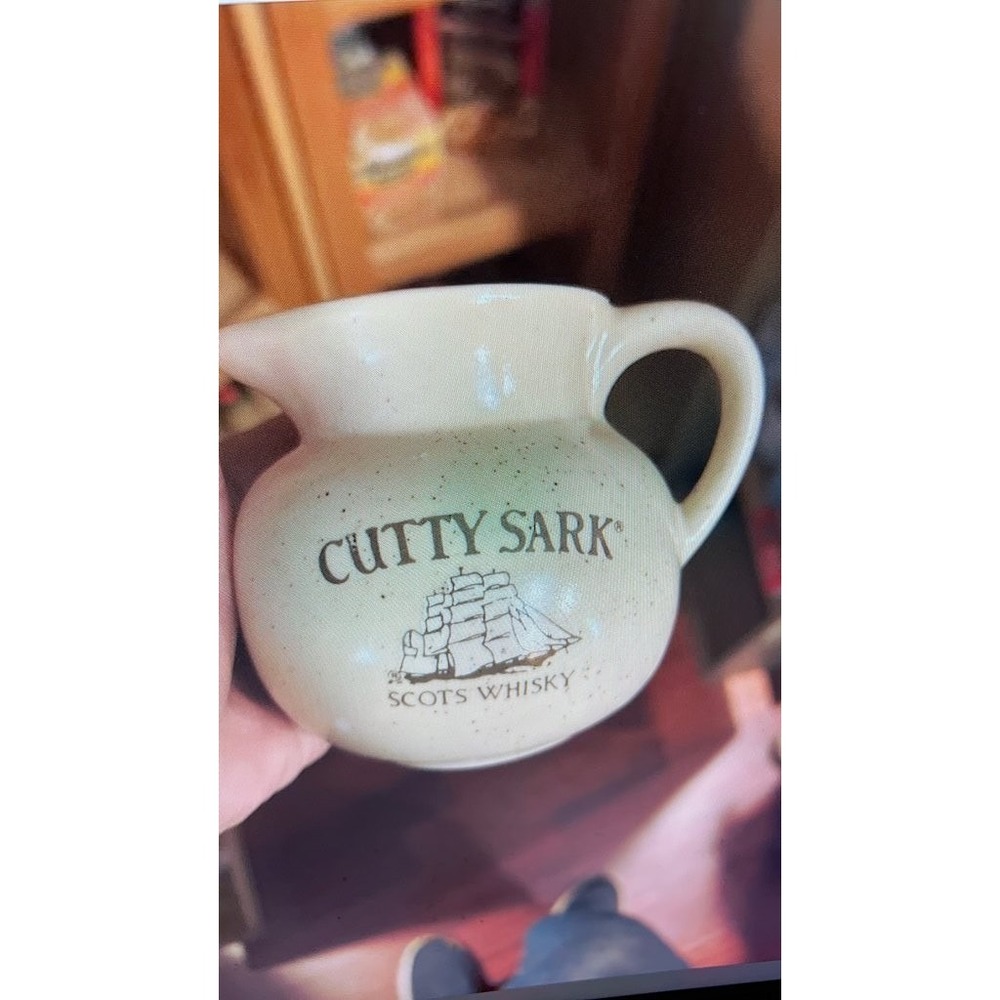 Vintage Cutty Sark‎ Scots Whisky Ceramic Water Jug